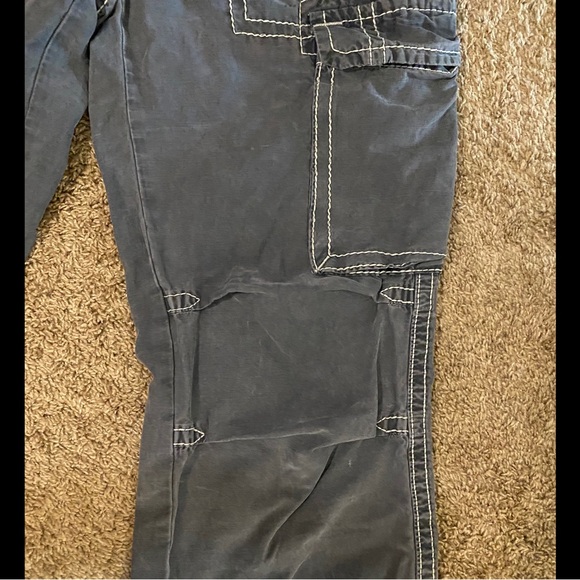 True Religion Men's Cargo Pants - Charcoal - Picture 3 of 9